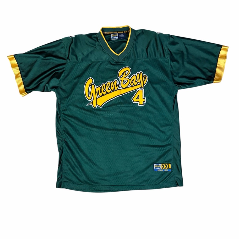 VTG United Pacific Green Bay Packers Stitched Jersey Mens 2XL #4 Fan Jersey